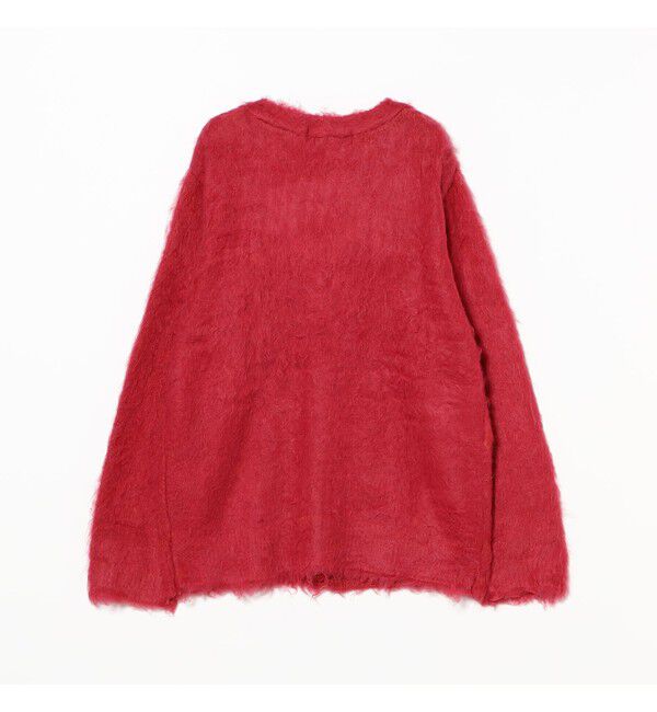 Ray BEAMS 「ヘアリー シャギー Vネック カーディガン」|カーディガン|