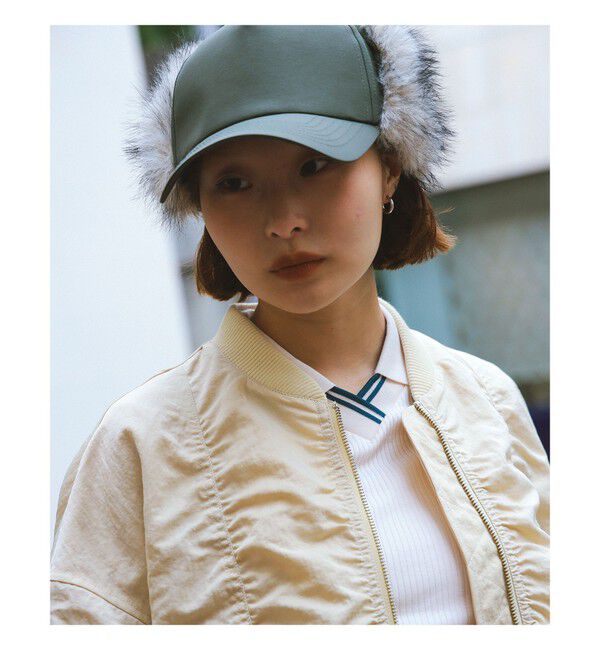 Ray BEAMS 「ボリューム ファー キャップ」|キャップ・キャスケット|