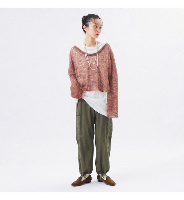 BEAMSBOY「カスリ モヘア ベースボール」|ニット・セーター|