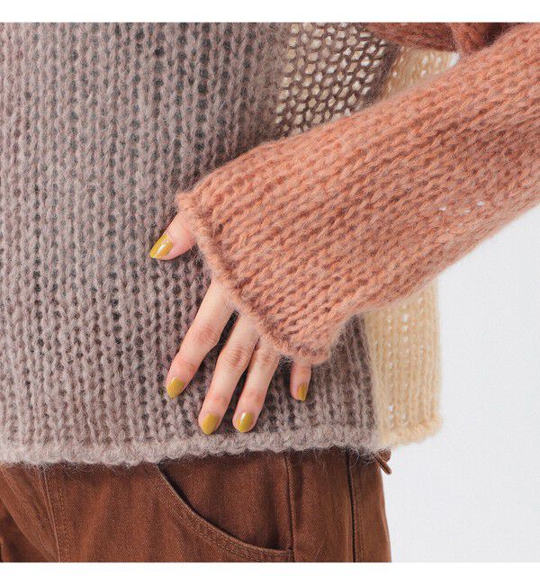 BEAMSBOY「モヘア クレイジー カーディガン」|ニット・セーター|