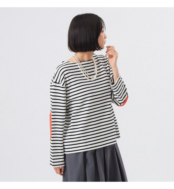 BEAMSBOY「エルボー パッチ バスク ロングスリーブ」|Tシャツ・カットソー|