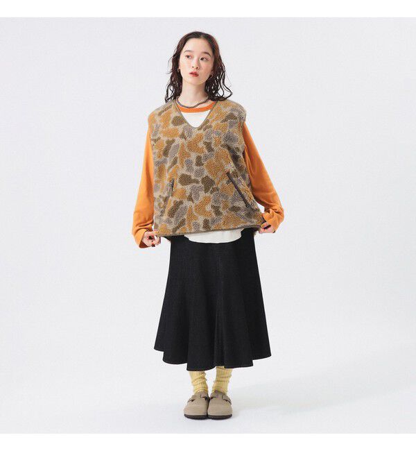 BEAMSBOY「ジャガード ボア プルオーバー」|ベスト・ジレ|