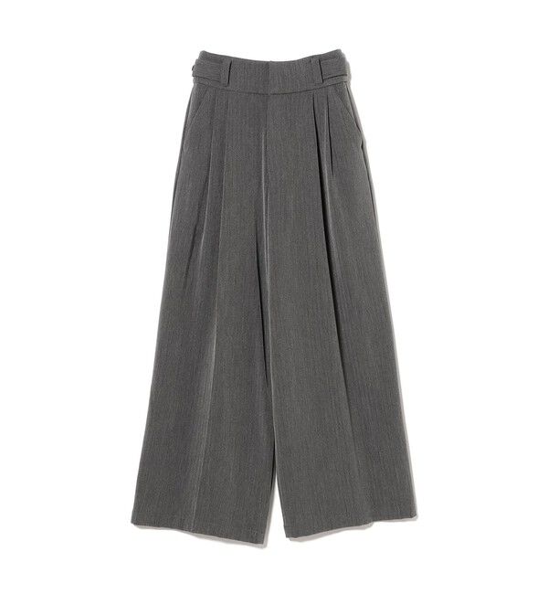 Ray BEAMS 「ヘリンボーン ハイウエスト ワイド パンツ」|チノ|