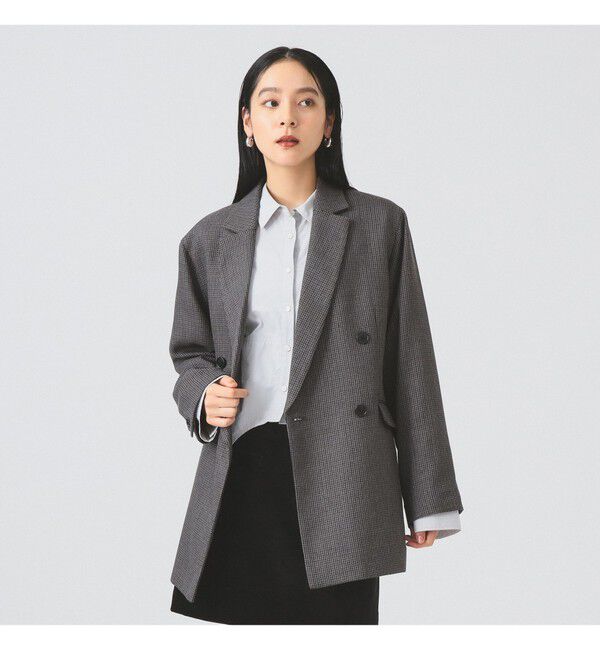 Ray BEAMS 「チェック オーバー ジャケット」|テーラードジャケット|