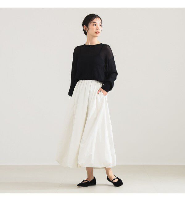 Demi-Luxe BEAMS 「コットン ナイロン デニット プルオーバー」|ニット・セーター|