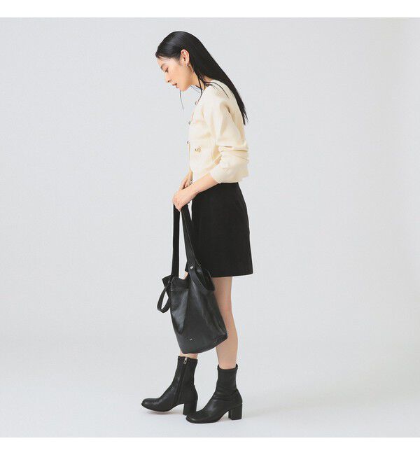 Ray BEAMS 「メタル ボタン クルーネック カーディガン」|カーディガン|