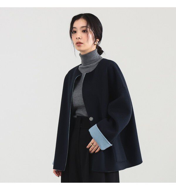 Demi-Luxe BEAMS 「リバー ミドルコート」|ダッフルコート|