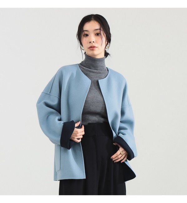 Demi-Luxe BEAMS 「リバー ミドルコート」|ダッフルコート|