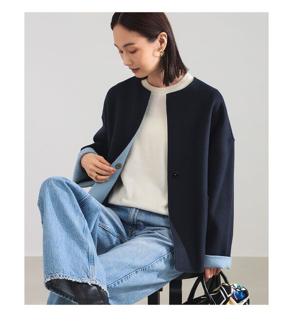 Demi-Luxe BEAMS 「リバー ミドルコート」|ダッフルコート|