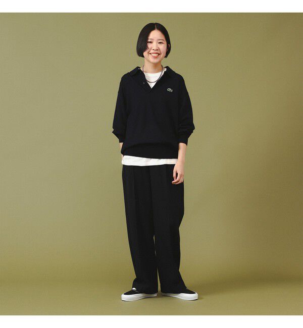 BEAMSBOY「【別注】LACOSTE / ワイド パンツ」|チノ|