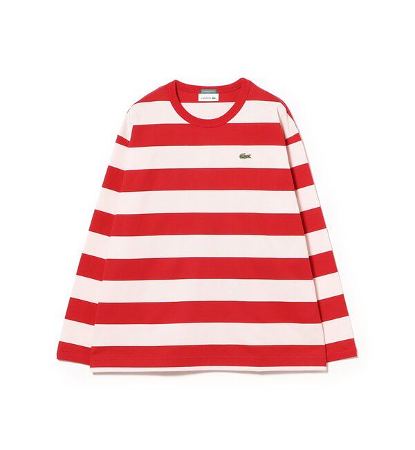 BEAMSBOY「【別注】LACOSTE / ボーダー ロングスリーブ Tシャツ」|Tシャツ・カットソー|