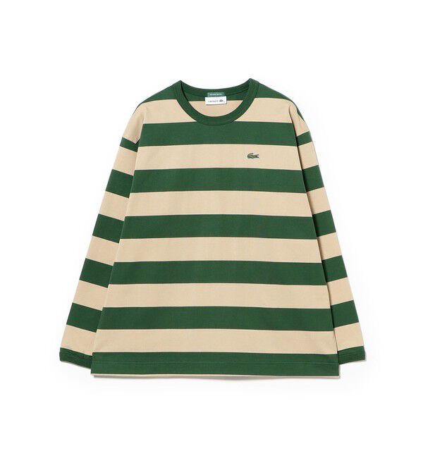 BEAMSBOY「【別注】LACOSTE / ボーダー ロングスリーブ Tシャツ」|Tシャツ・カットソー|