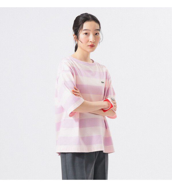 BEAMSBOY「【別注】LACOSTE / ボーダー Tシャツ」|Tシャツ・カットソー|Z4H_ALBIZIA