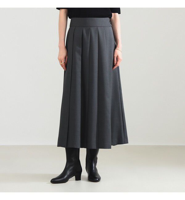 Demi-Luxe BEAMS 「アシンメトリー プリーツスカート」|スカート|