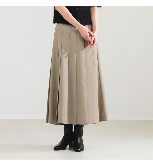 Demi-Luxe BEAMS 「アシンメトリー プリーツスカート」|スカート|
