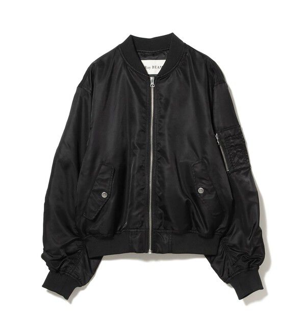 Ray BEAMS 「ギャザー アーム MA-1」|ブルゾン・スタジャン|