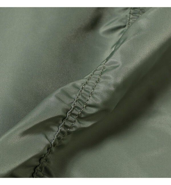 Ray BEAMS 「ギャザー アーム MA-1」|ブルゾン・スタジャン|