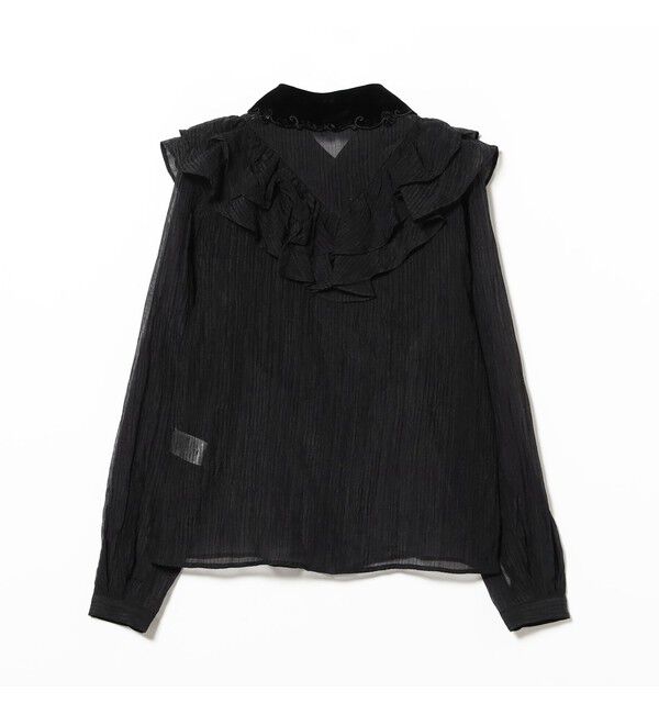 Ray BEAMS 「sister jane /Kelly Ruffle Blouse」|シャツ・ブラウス|