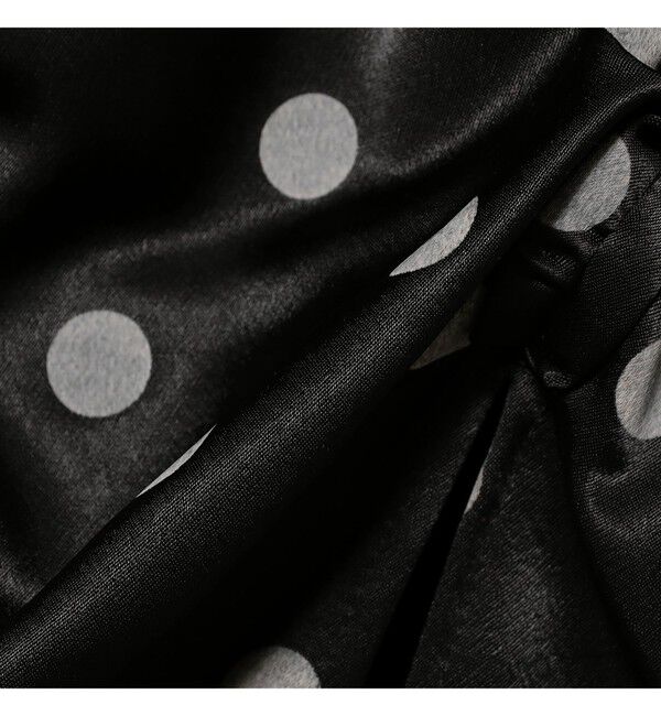 Ray BEAMS 「ドット サテン フリル スカート」|スカート|