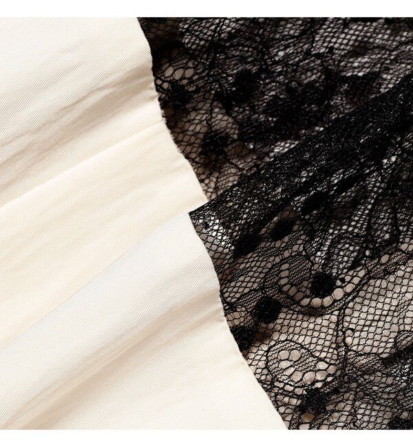 Ray BEAMS 「レース キリカエ キャミワンピース」|ワンピース|