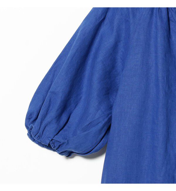 Ray BEAMS 「リネン バルーンスリーブ ワンピース」|ワンピース|