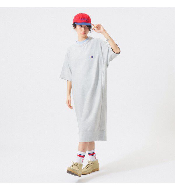 BEAMSBOY「【別注】Champion / リバースウィーブ(R) ショートスリーブ ワンピース」|ワンピース|