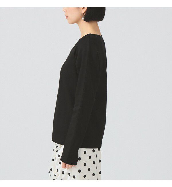 Ray BEAMS 「ショルダー オープン ロングスリーブ Tシャツ」|Tシャツ・カットソー|