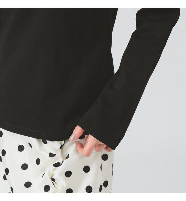 Ray BEAMS 「ショルダー オープン ロングスリーブ Tシャツ」|Tシャツ・カットソー|