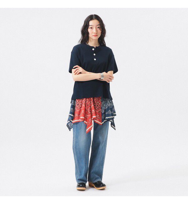 BEAMSBOY「【別注】Healthknit / ヘビー リブ ショートスリーブ Tシャツ」|Tシャツ・カットソー|