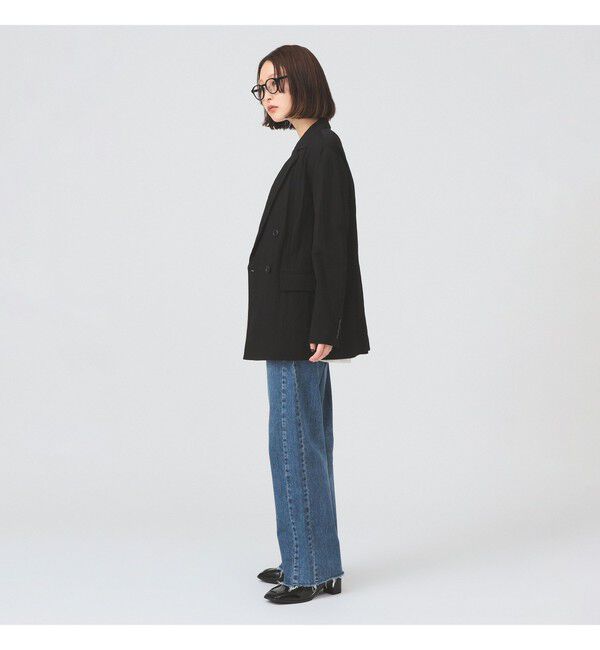 Ray BEAMS 「ソフトクリンクル 4ボタン ダブル ジャケット」|テーラードジャケット|
