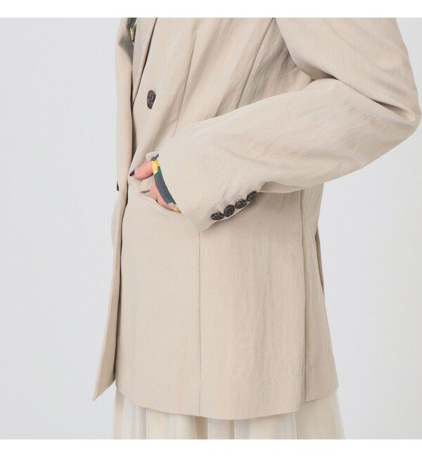 Ray BEAMS 「ソフトクリンクル 4ボタン ダブル ジャケット」|テーラードジャケット|