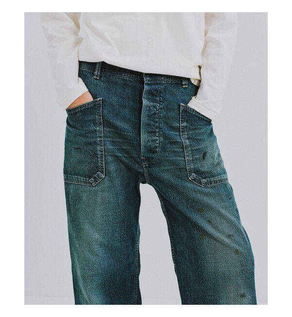 BEAMSBOY「【別注】BUZZ RICKSON'S / USN デニム トラウザーズ」|チノ|