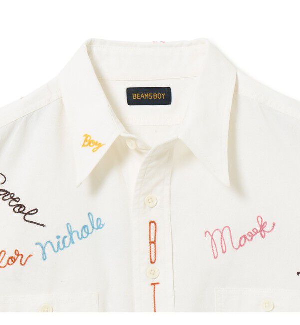 BEAMSBOY「エンブロ ワーク シャツ」|シャツ・ブラウス|