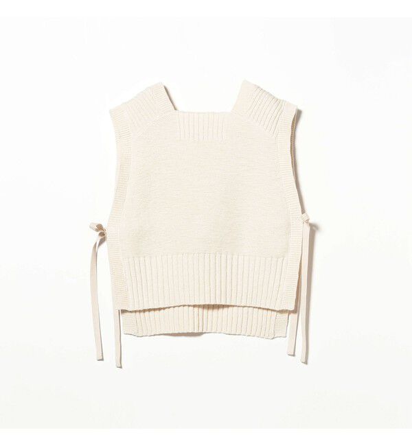 BEAMSBOY「サイド リボン レッドクロス ベスト」|ベスト・ジレ|