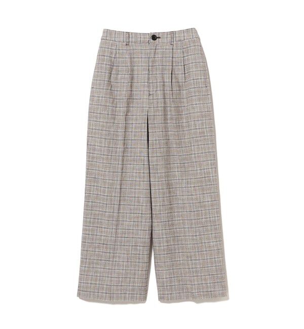 BEAMSBOY「チェック スラックス」|チノ|