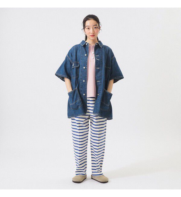 BEAMSBOY「デニム カバーオール ショートスリーブ」|ブルゾン・スタジャン|