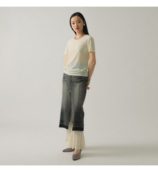 Ray BEAMS 「サマー ベロア リンガー Tシャツ」|Tシャツ・カットソー|