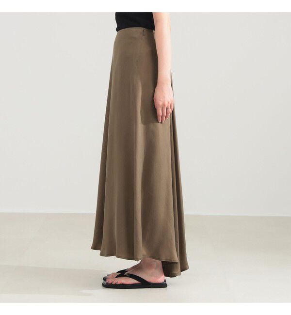 Demi-Luxe BEAMS 「フィブリル フレアスカート」|スカート|