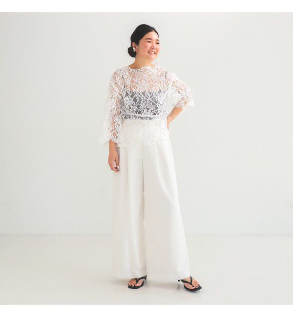 Demi-Luxe BEAMS 「リバーレース ブラウス」|シャツ・ブラウス|