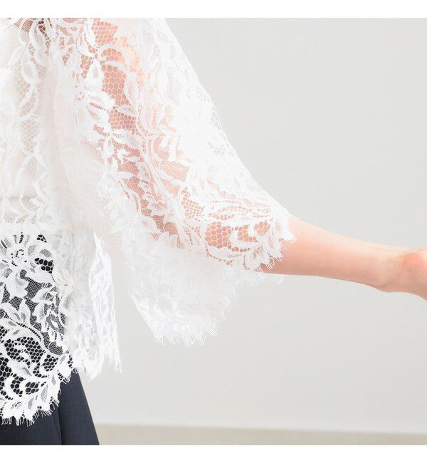 Demi-Luxe BEAMS 「リバーレース ブラウス」|シャツ・ブラウス|