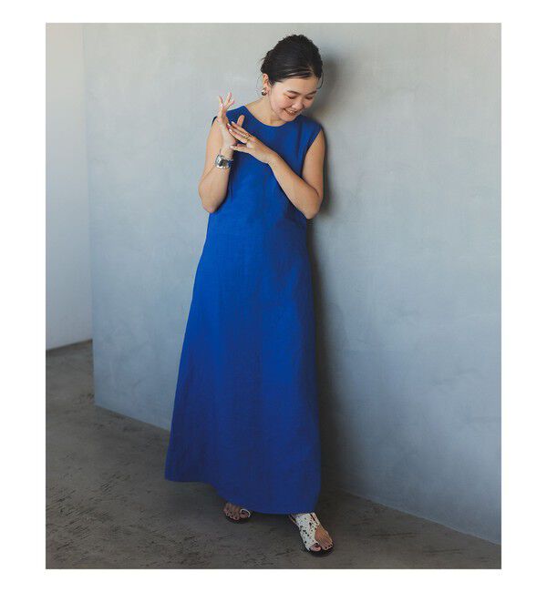 Demi-Luxe BEAMS 「シンプル リネン 2WAY ドレス .M」|ワンピース|