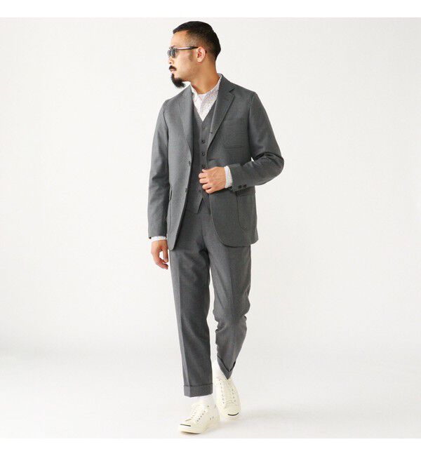 BEAMS PLUS「BEAMS PLUS / フランネル 3ボタン ジャケット」|テーラードジャケット|