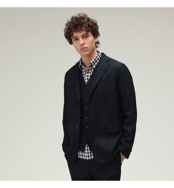 BEAMS PLUS「BEAMS PLUS / フランネル 3ボタン ジャケット」|テーラードジャケット|