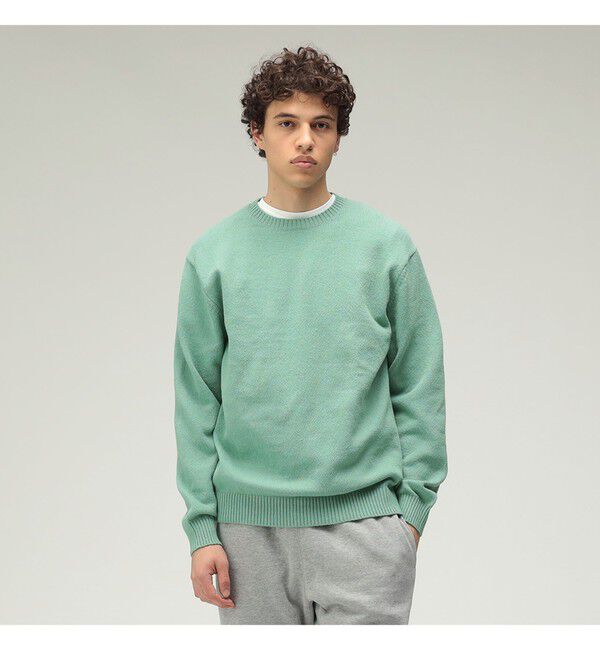 BEAMS PLUS「Crew LilyYarn 7G」|ニット・セーター|