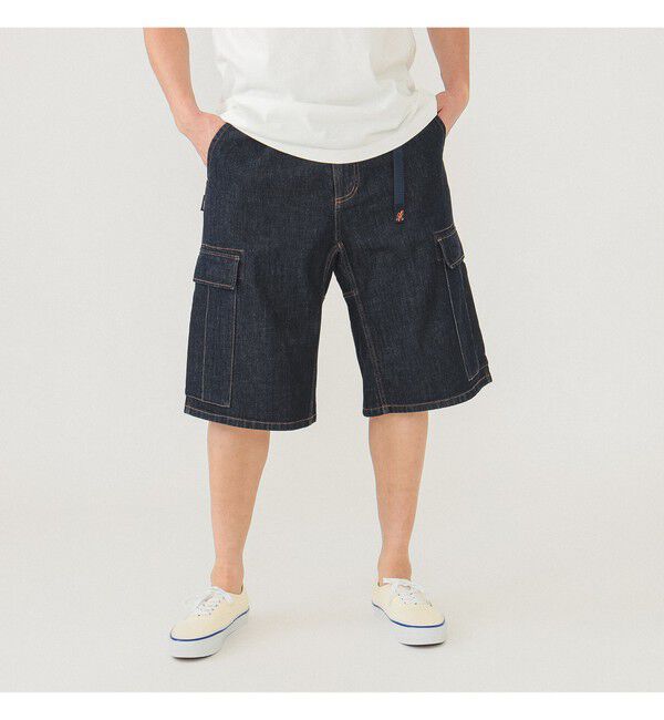 BEAMS「【別注】Gramicci / コーデュラデニム カーゴ ショーツ」|その他|