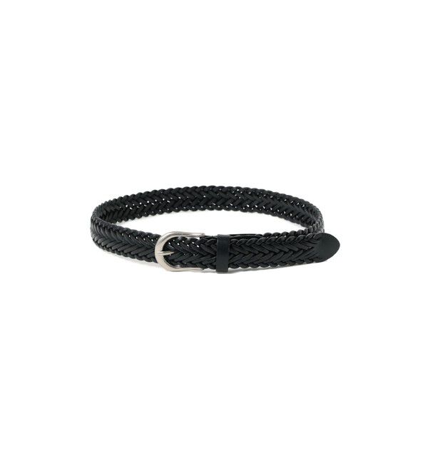 BEAMS PLUS「Leather Mesh Belt」|ベルト|