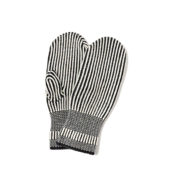 BEAMS PLUS「Wool Cashmere Rib Mitton」|手袋|CHARCOAL.G