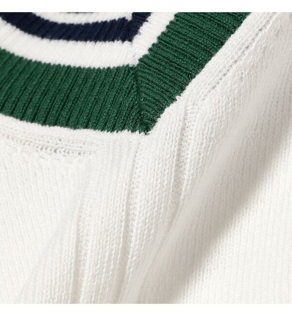 BEAMS「【別注】LACOSTE / チルデン ニット ベスト」|ニット・セーター|