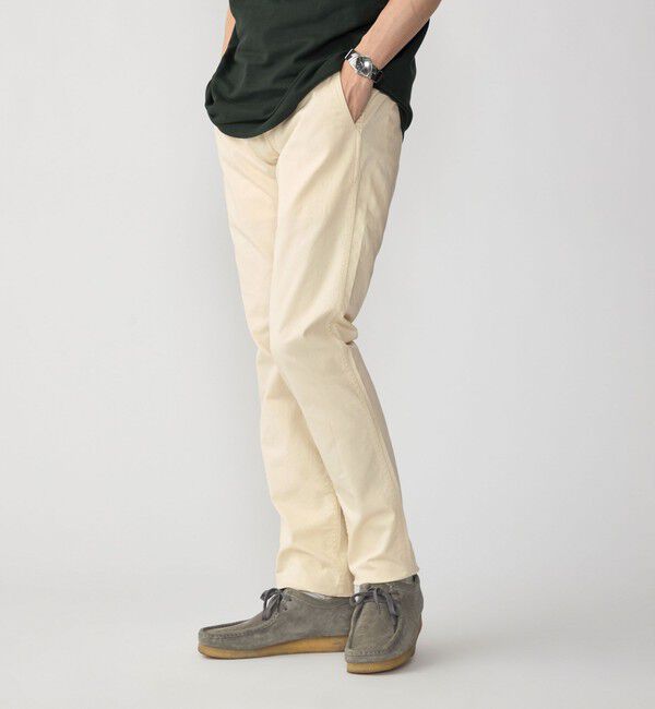 SHIPS「SHIPS:〈抗菌加工〉japan quality カラー テーパード スリム チノパンツ」|チノ|オフホワイト
