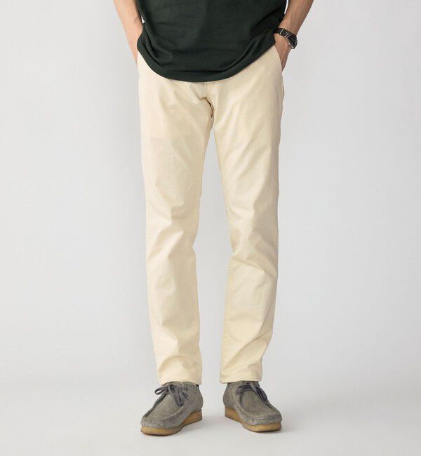 SHIPS「SHIPS:〈抗菌加工〉japan quality カラー テーパード スリム チノパンツ」|チノ|